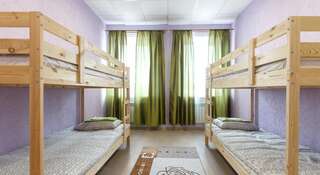 Гостиница Yo! Хостел Самара Самара Кровать в общем номере для мужчин с 6 кроватями-1